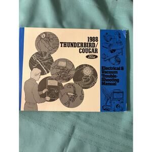 1988 FORD Thunderbird / Cougar Electrical & Vacuum Trouble-Shooting Guide EUC